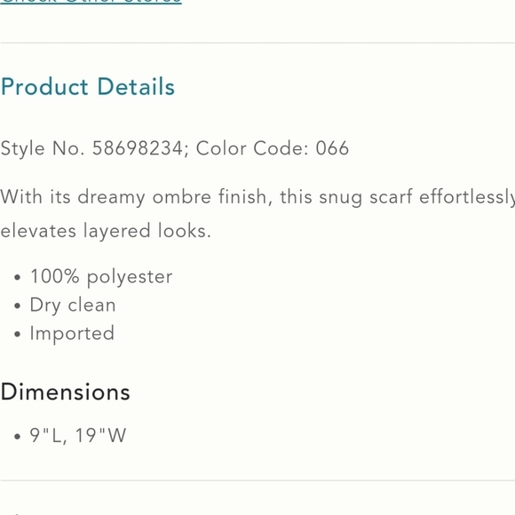 Anthropologie Renata Ombre Faux Fur Cowl Scarf - Picture 7 of 7